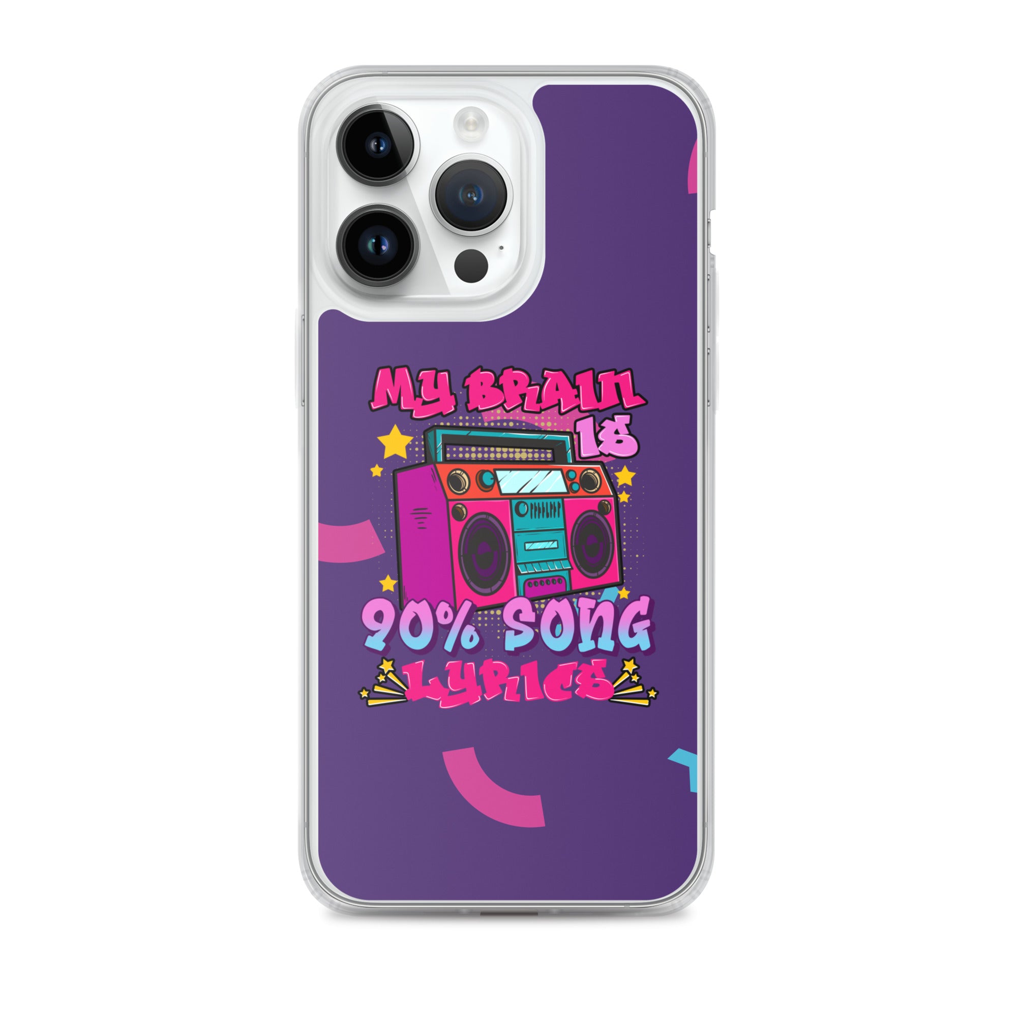 My brain is 90% song lyrics iPhone® Case